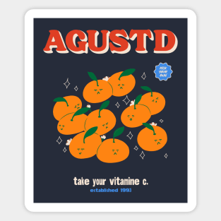 AGUST D tangerine Magnet